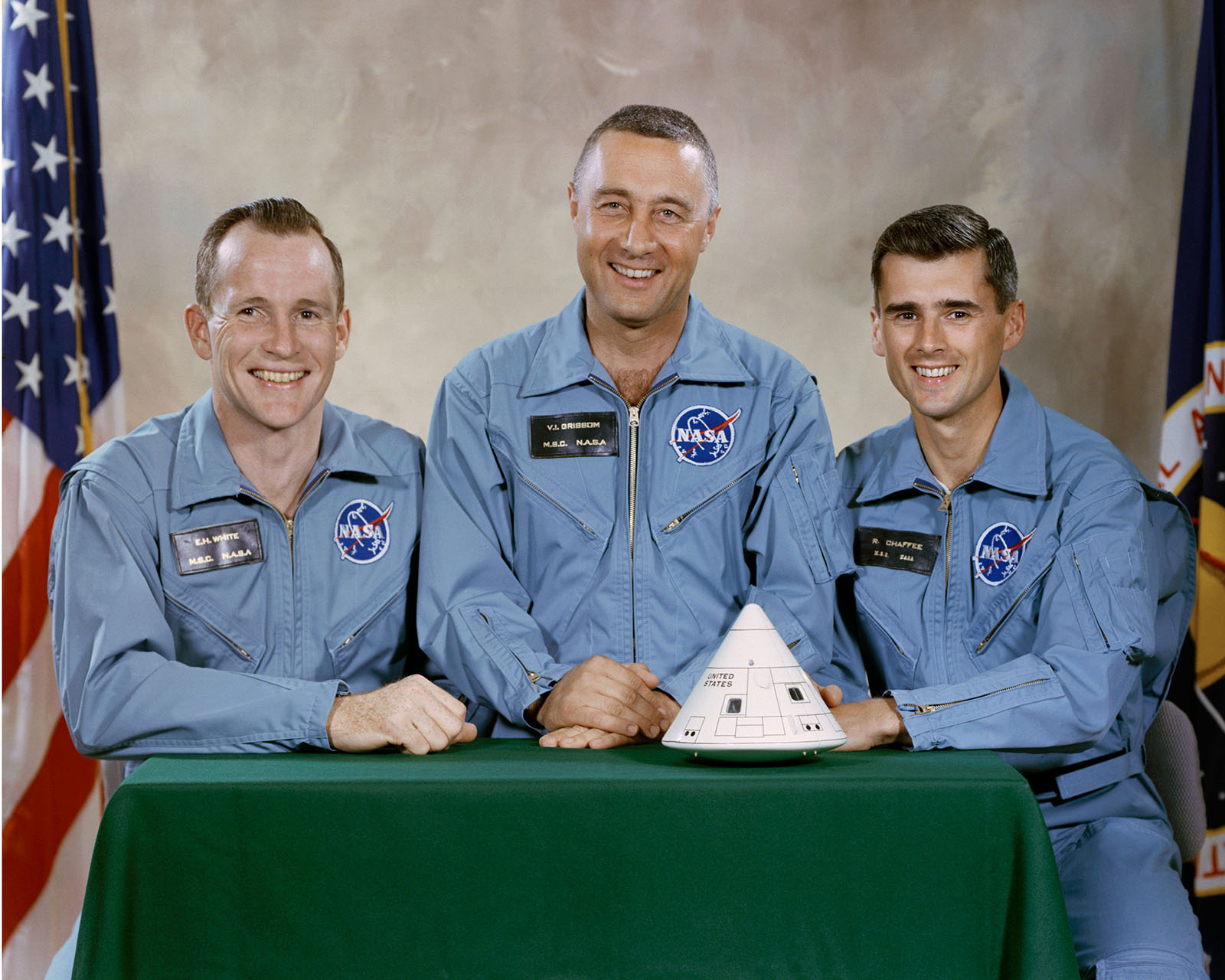 Photo of Apollo 1 astronauts