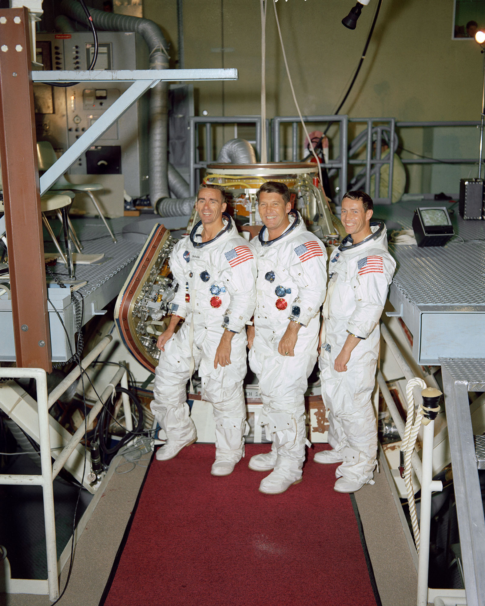 Photo of Apollo 7 astronauts