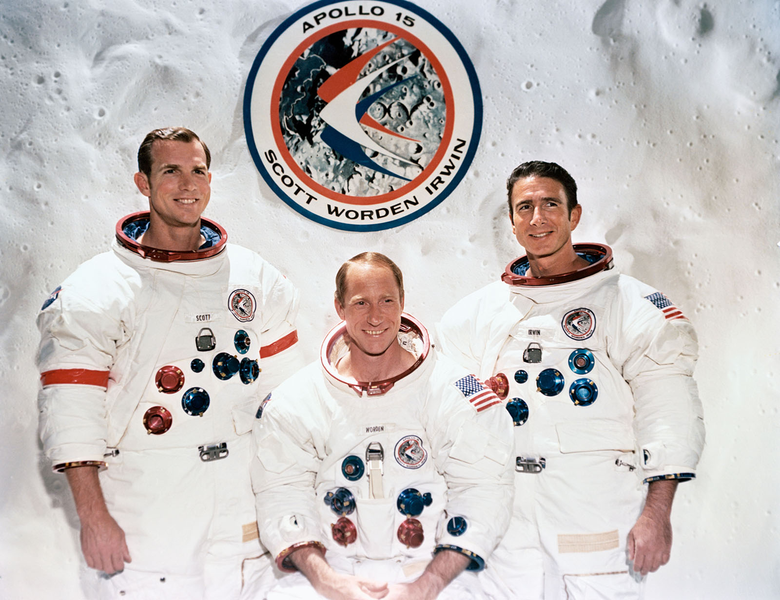 Photo of Apollo 15 astronauts
